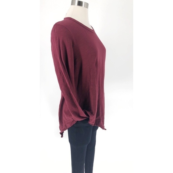 WILT Crew Neck Slant Hem Tee - Picture 3 of 4